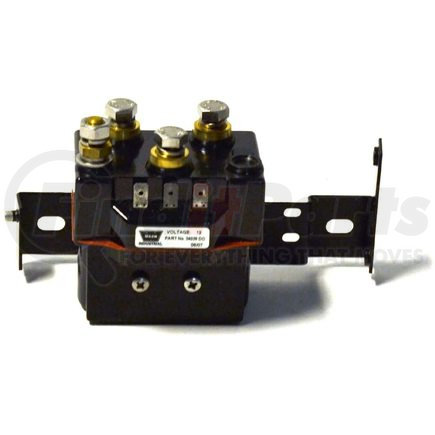 34973 by WARN - Contactor Only; For DC1600/ DC2000/ DC2500; 12 Volt; Permanent Magnet Motor; With Bracket for Warn Cover