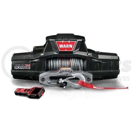 95960 by WARN - 12 Volt Two 16 amp Accessory Ports 12000 LB Cap 80 Ft Spydura Synthetic Rope