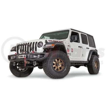 102350 by WARN - Mid-Height; For Factory Optional Bumper; Powder Coated; Black; Without Brush Guard; Without Skid Plate; Without Step Plate