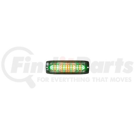 8890310 by BUYERS PRODUCTS - Strobe Light - 5 inches Amber/Green, LED, Ultra Thin Wide Angle