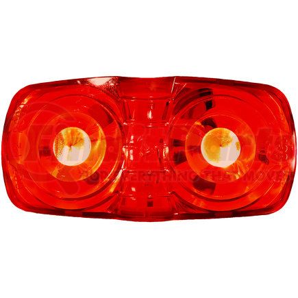 M38R-MV by PETERSON LIGHTING - 38 LED Clearance and Side Marker Light - Red with Stripped Wires