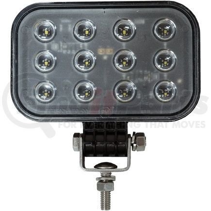 M906-MV-AMP by PETERSON LIGHTING - 905/906 LED Pedestal-Mount Work Lights - 3" x 5" rectangle, AMP receptacle