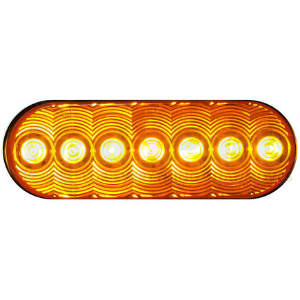 821KA-7 by PETERSON LIGHTING - 821A-7/822A-7 LumenX® Oval LED Front and Rear Turn Signal, PL3 - Amber Grommet Mount Kit