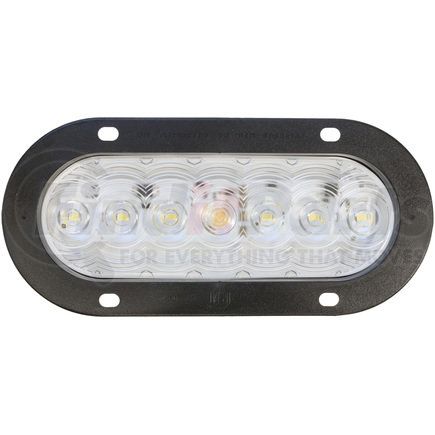 822KC-7 by PETERSON LIGHTING - 821C-7/822C-7 LumenX® Oval LED Back-Up Light, PL3 - Clear, Flange Mount Kit