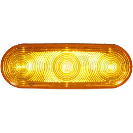 M320A by PETERSON LIGHTING - 320A/321A LumenX® LED Turn/Marker/Agricultural Flashing Warning Light - Amber, AMP compatible receptacle