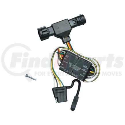 118325 by TEKONSHA - T-One Connector Wiring Harness 4-Pole Flat Ford, Mazda