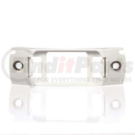 TL15414 by TRUCK-LITE - Marker Light Mounting Bracket - For 15 Series, Rectangular Shape Lights, White Abs, 2 Screw Bracket Mount, Pl-10, Stripped End/Ring Terminal, Kit