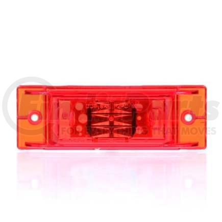 TL21275R by TRUCK-LITE - 21 Series, LED, Red Rectangular, 8 Diode, Marker Clearance Light, PC, 2 Screw, Fit 'N Forget M/C, 12V