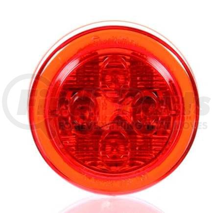 TL10286R by TRUCK-LITE - 10 Series Low Profile LED Clearance Marker Light - 8 Diode, 12V, PL-10, Red Round