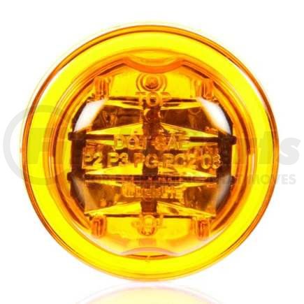 TL10375Y by TRUCK-LITE - Marker Light - 10 Series, High Profile, LED, Yellow Round, 8 Diode