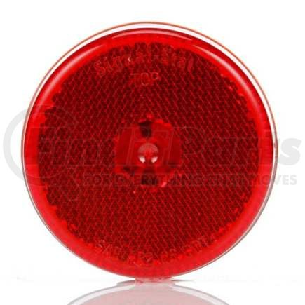 TL1052 by TRUCK-LITE - LED Clearance/Marker Light - Signal-Stat, 2.5", Round, Grommet Mount, 4 Diodes, PL-10, 12V, Red