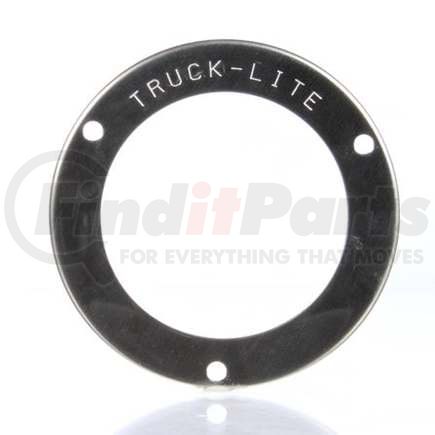 TL10715 by TRUCK-LITE - Marker / Clearance Light Guard - For 10 Series, Flange Cover, 2-1/2 In Mounts, Used In Round Shape Lights, Silver Stainless Steel