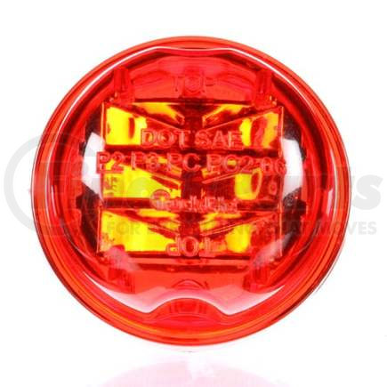 TL30375R by TRUCK-LITE - 30 Series High Profile LED Clearance Marker Light - 8 Diode, 12V, Fit 'N Forget M/C, Red Round