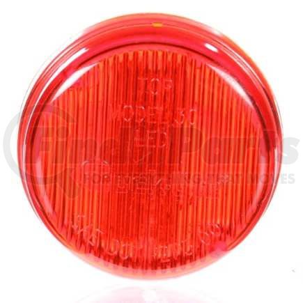 TL30270R by TRUCK-LITE - 30 Series Low Profile LED Clearance / Marker Light - Red Round, 2 Diode, P3, Fit 'N Forget M/C, 12V