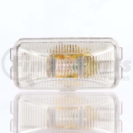 TL15200C by TRUCK-LITE - Marker Light - For 15 Series, Incandescent, 1 Bulb, Rectangular Clear, Utility Light, Pl-10, 12 Volt