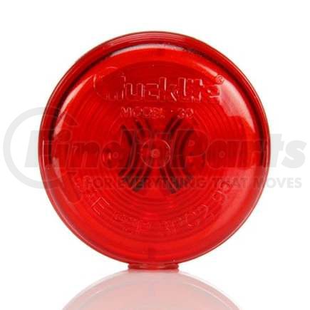 TL30200R by TRUCK-LITE - Marker Light - For 30 Series, Incandescent, Red Round, 1 Bulb, Pc, Pl-10, 12 Volt