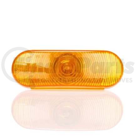 TL60202Y by TRUCK-LITE - Turn Signal Light - Super 60®, Incandescent, 1 Bulb, 2"X 6" Oval, Grommet Mount, PL-3, PC, 12V, Yellow