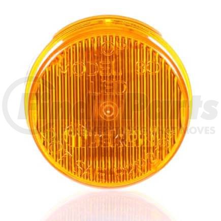 TL30250Y by TRUCK-LITE - Marker Light - For 30 Series, LED, Yellow Round, 2 Diode, P3, 12 Volts