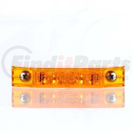 TL35375Y by TRUCK-LITE - Marker Light - For 35 Series, LED, Yellow Rectangular, 5 Diode, Pc, 2 Screw, Fit 'N Forget, 12 Volt