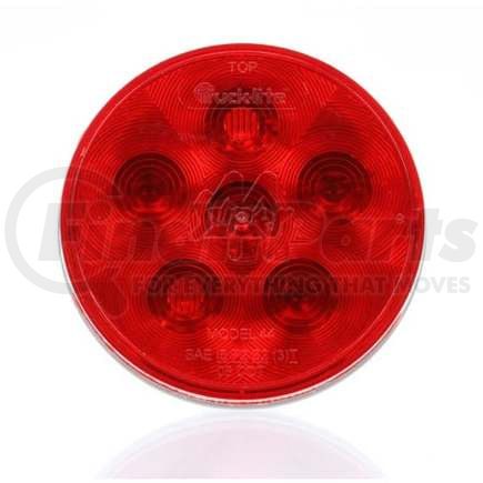 TL44302R by TRUCK-LITE - Brake / Tail / Turn Signal Light - For Super 44, LED, Red, Round, 6 Diode, 12 Volt