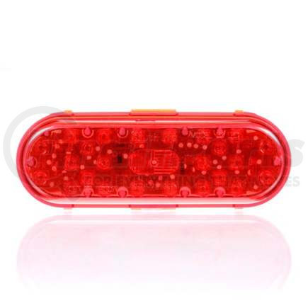 TL60250R by TRUCK-LITE - Brake / Tail / Turn Signal Light - For 60 Series, LED, Red, Oval, 26 Diode, 12 Volt