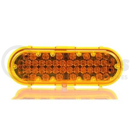 TL60360Y by TRUCK-LITE - Super 60, LED, Strobe, 36 Diode, Oval Yellow, Class Ii, Fit 'N Forget S.S., 12V