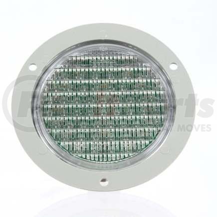 TL44235C by TRUCK-LITE - Super 44 LED Clear Round Back Up Light - Fit N' Forget S.S., 12V, 54 Diode, Gray Flange Mount