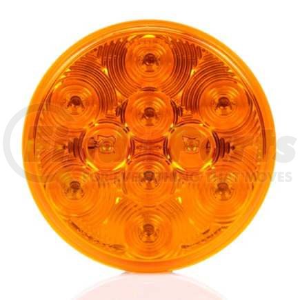 TL4058A by TRUCK-LITE - Turn Signal / Parking Light - LED, Yellow Round, 10 Diode, 12 Volt