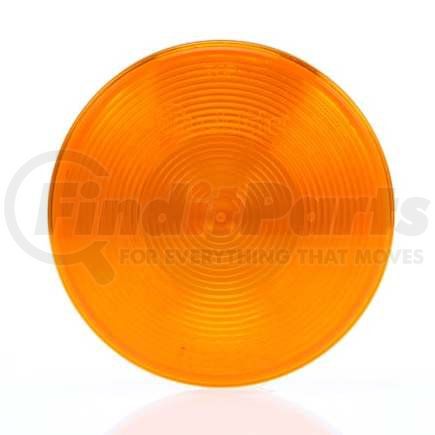 TL99010Y by TRUCK-LITE - Round Replacement Lens - Yellow, Polycarbonate, for Front, Rear Lighting (40302Y, 40318Y), Snap-Fit