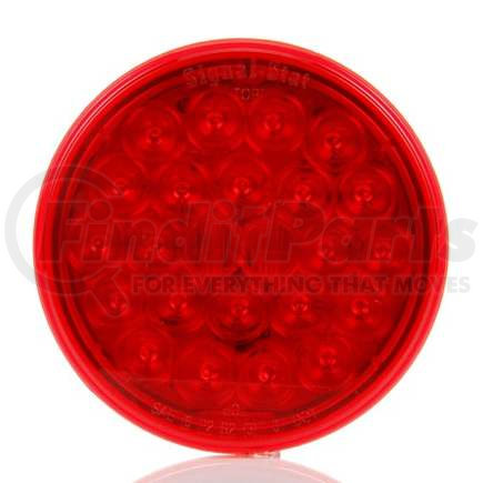 4050-3S1G by TRUCK-LITE - Brake / Tail / Turn Signal Light - LED, Red, Round, 24 Diode, Pl-3, 12 Volt