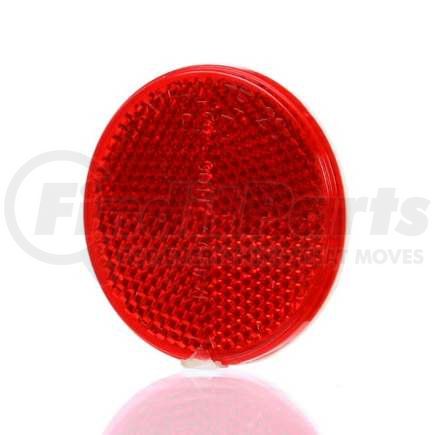 TL45 by TRUCK-LITE - Reflector - Acrylic, Round, Red, Adhesive Mount