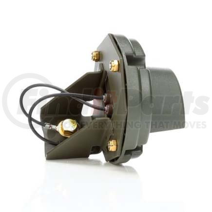 07320 by TRUCK-LITE - Headlight - Univolt LED, Round, Polycarbonate Lens And Housing, Hard-Wired With Female Military Boot