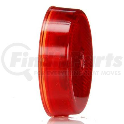 TL10205R by TRUCK-LITE - Marker Light - For 10 Series, Incandescent, Red Round, 1 Bulb, Reflectorized, Pl-10, 12 Volts