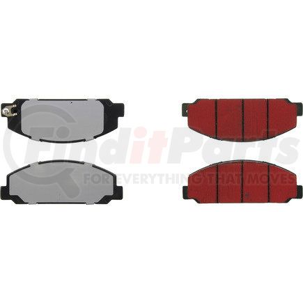 Centric 500.16830 Disc Brake Pad Set PQ PRO Disc Brake Pads with Hardware