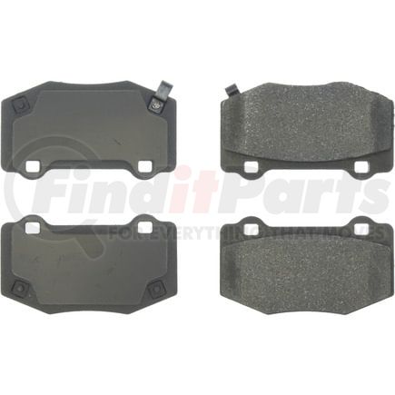 300.18540 by CENTRIC - Centric Premium Semi-Metallic Brake Pads with Shims and Hardware