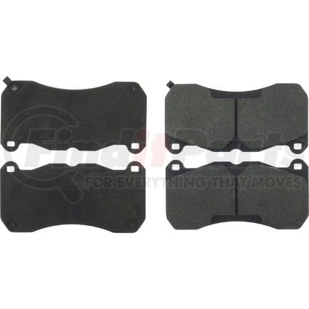 300.16660 by CENTRIC - Centric Premium Semi-Metallic Brake Pads with Shims