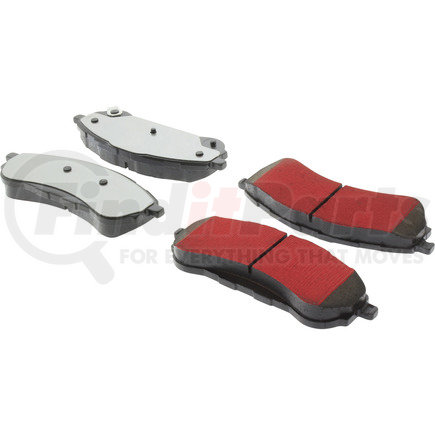 500.60930 by CENTRIC - PQ PRO Disc Brake Pads with Hardware