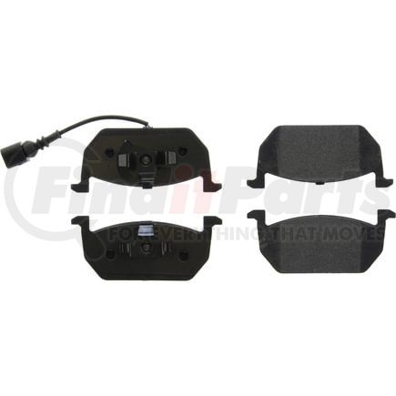 300.19680 by CENTRIC - Centric Premium Semi-Metallic Brake Pads with Shims