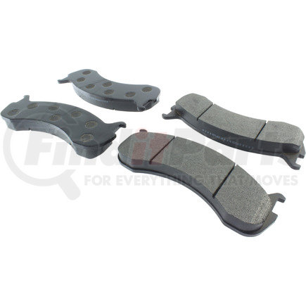 106.07861 by CENTRIC - Posi Quiet Extended Wear Brake Pads with Shims and Hardware