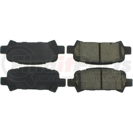 Centric 106.07701 Disc Brake Pad Set Posi Quiet Extended Wear Brake Pads with Shims and Hardware