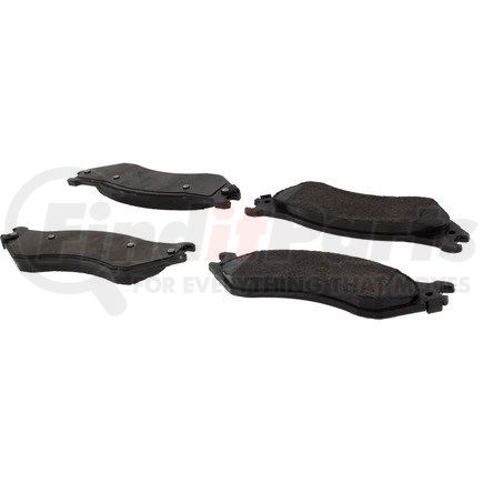 106.07022 by CENTRIC - Posi Quiet Extended Wear Brake Pads with Shims and Hardware