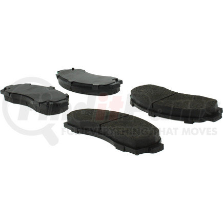 106.08331 by CENTRIC - Posi Quiet Extended Wear Brake Pads with Shims and Hardware