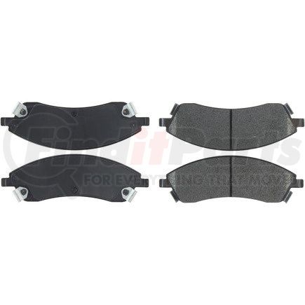 Centric 106.10190 Disc Brake Pad Set Posi Quiet Extended Wear Brake Pads with Shims and Hardware