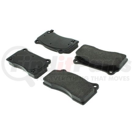 Centric 106.09680 Disc Brake Pad Set Posi Quiet Extended Wear Brake Pads with Shims and Hardware