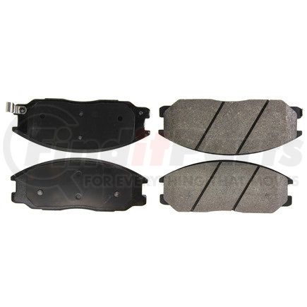 306.08640 by CENTRIC - Centric Fleet Performance Brake Pads with Hardware