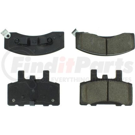 300.03700 by CENTRIC - Centric Premium Semi-Metallic Brake Pads with Shims and Hardware