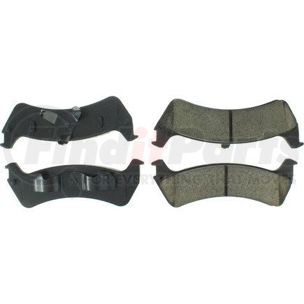 300.06670 by CENTRIC - Centric Premium Semi-Metallic Brake Pads with Shims and Hardware