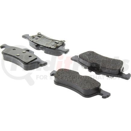 106.106 by CENTRIC - Posi Quiet Extended Wear Brake Pads with Shims and Hardware