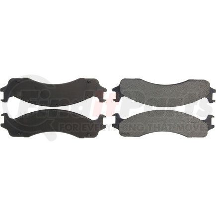 300.06550 by CENTRIC - Centric Premium Semi-Metallic Brake Pads with Shims and Hardware