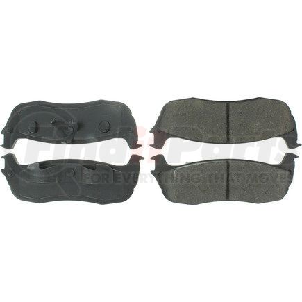 106.07110 by CENTRIC - Posi Quiet Extended Wear Brake Pads with Shims and Hardware